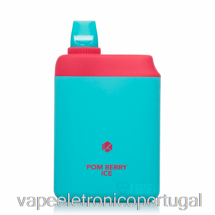 Vape Eletrônico Kadobar X Pk Marcas Pk5000 Descartável Pom Berry Ice